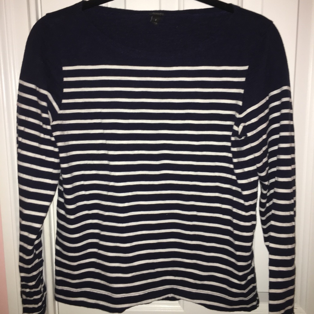 Striped J Crew Top
